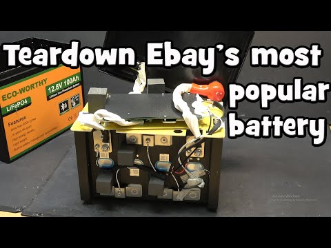 Review & teardown: Eco Worthy 12.8V 100Ah LiFePO4 battery w/ Bluetooth LTCP