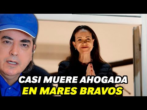 María Corina, en un bote rumbo a Curazao