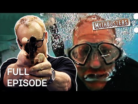 Diving for Cover: Can Water Stop a Bullet? | MythBusters | S2 E21 | Full Episode