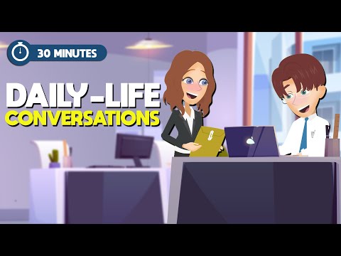 Basic Real-life Conversation to Learn English in 30 Minutes | English Speaking Practice Conversation