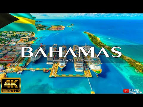 FLYING OVER BAHAMAS (4K UHD) - Relaxing Music Along With Beautiful Nature Videos - 4K Video HD