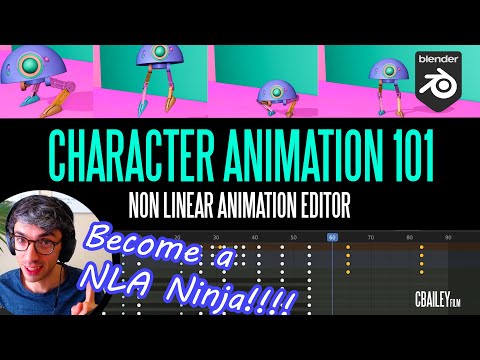 Animate Like A Pro In Blender | NLA Non Linear Animation Editor Tutorial