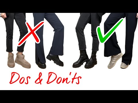 Schuhe RICHTIG kombinieren zu verschiedenen Hosen & Röcken