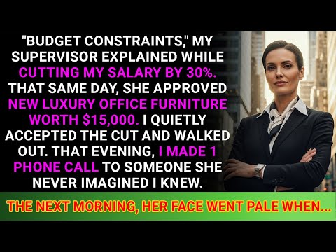My Supervisor Cut My Pay By 30% Without Warning - She Never Expected Who Would Call Her Next