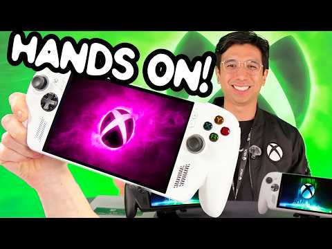 Hands on with the NEW Xbox Ally Handheld!
