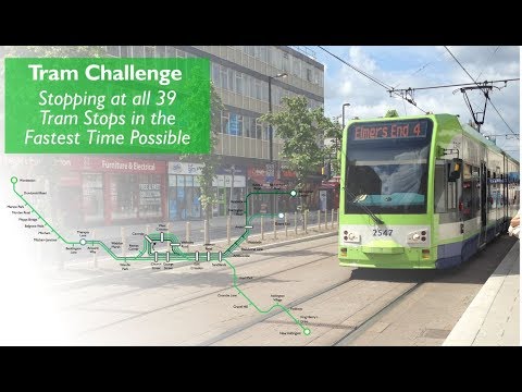All Croydon Tram Stops in the Fastest Time Possible