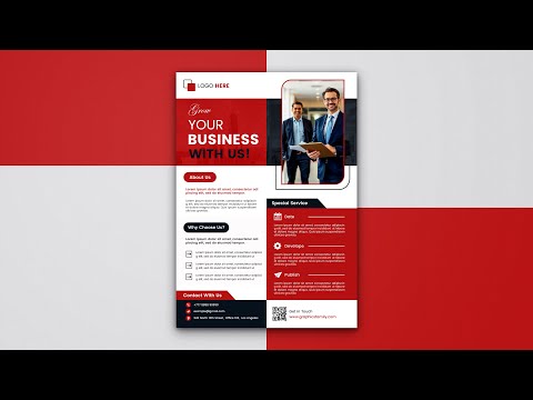 How to Design a Professional Business Flyer | Photoshop Tutorial