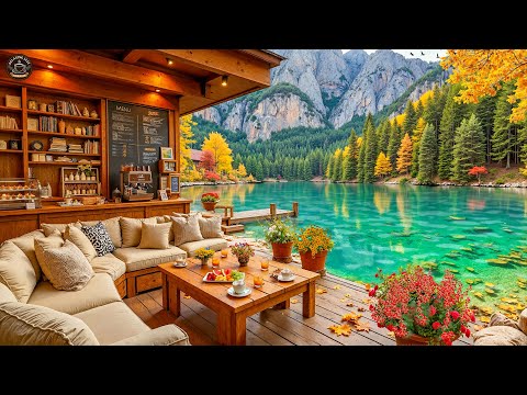 4K Cozy Coffee Shop with Smooth Piano Jazz Music for Relaxing, Studying and Working
