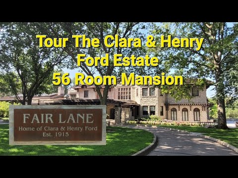 Tour The Fair Lane Estate The Home Of Clara and Henry Ford Dearborn Michigan Restoration