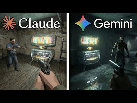 Claude AI vs Gemini Make COD Zombies From Scratch
