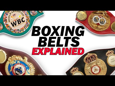Boxing Belts Explained