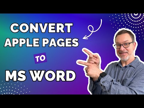 How to Convert Apple Pages docs to Microsoft Word