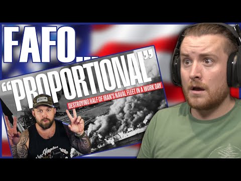 Royal Marine Reacts To America Obliterates Half Of Iran's Navy In 8 Hours!