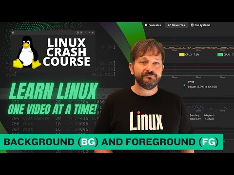 Linux Crash Course: Background (bg) and Foreground (fg)