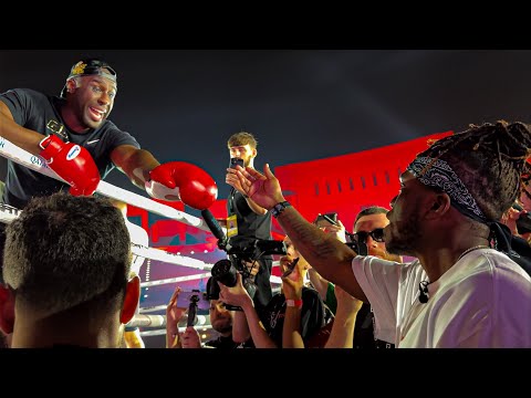 “YOU NEVER DROPPED GIB IN SPARRING” KSI VS LEON WILLS HEATED ARGUMENT…