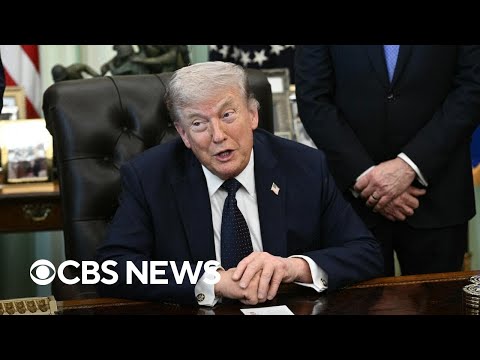 Trump insists he's in no rush to reach an Iran peace deal