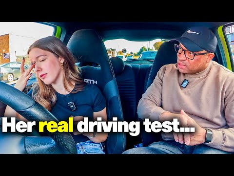 She Failed the Mock… But What Happened in Her REAL Driving Test?