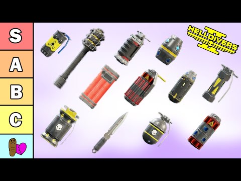 Ranking the BEST and WORST Throwables in Helldivers 2