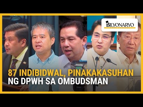 DPWH inirekomenda ang pagsasampa ng kaso laban sa 87 indibidwal sa flood control scandal | Agenda