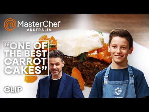 The Best Carrot Cake Jock's Ever Eaten | Junior MasterChef Australia | MasterChef World