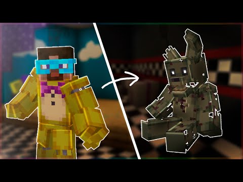 😱Я Добавил СпрингБонни в майнкрафт ➲ Градус стал СПРИНГТРАПОМ? ➲ Сделал мод по FNAF