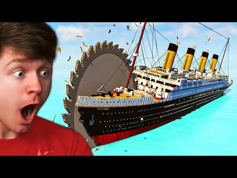 Reacting to GIANT SAW BLADES vs SHIPS!? (Teardown)