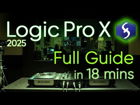 Logic Pro X - Tutorial for Beginners in 18 MINUTES!  [ How to use ]