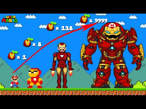 Super Mario Bros. But Every Seeds Make Mario Become IRON MAN MARIO