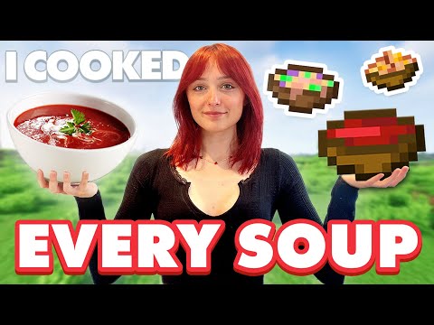 I Made Every Minecraft Soup in Real Life