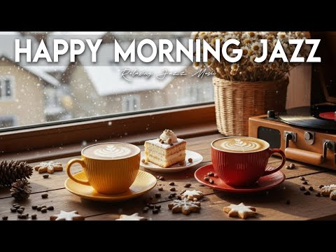 Happy Morning Jazz☕ Coffee Shop Ambiance | Happy Bossa Nova Instrumental for Studying