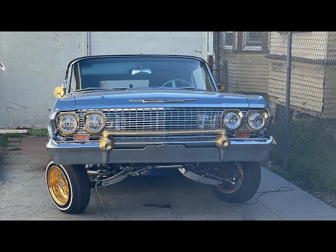 First time pulling out my 63 impala in 6 years