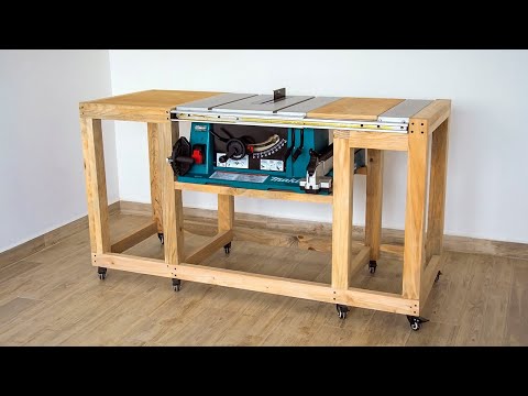 How to make a bench saw table
