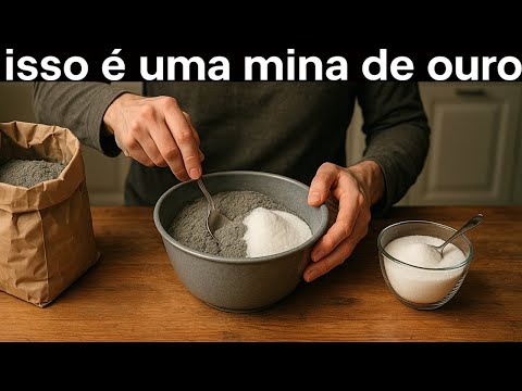 Mix CEMENT with SUGAR and discover the SECRET formula worth a gold mine!