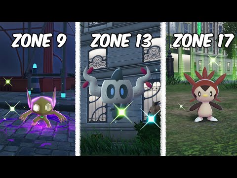 I Found a Shiny Pokemon in Every Wild Zone!
