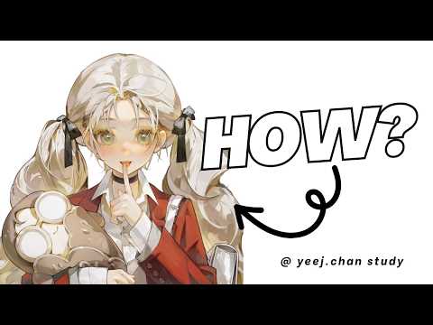 How to draw like this || yeej chan study