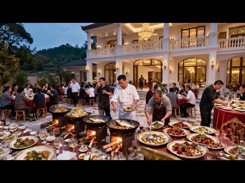 随200来福建过亿大别墅里参加超豪华酒席，还有50万一坛的猴王茅子随便喝【我是忐忑妞】