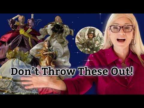 5 Cheap Goodwill Angels Transformed into Stunning Christmas Decor