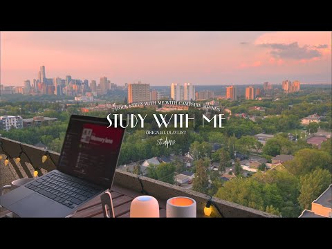 Calm Study Music + Campfire๐/ 2-HOUR STUDY WITH ME / Pomodoro 45