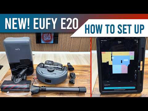New Eufy E20 Robot Vacuum 3-in-1 With Cordless Stick Vacuum Unboxing & How To Setup , Map Wifi
