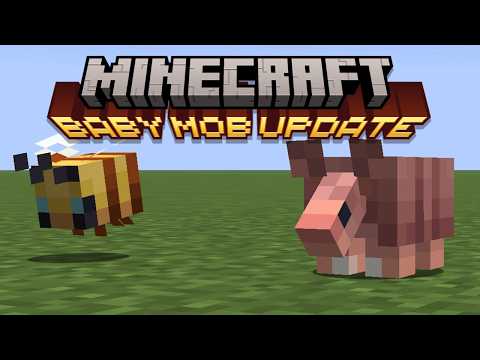 Minecraft Just Added Even More Baby Mobs To The Game!