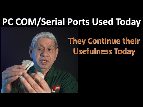 COM Ports are sill available and usable on Modern PCs