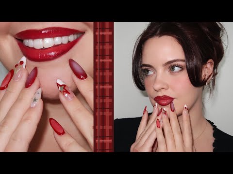 Glossier Black Cherry 🍒 a makeup look to suit a bold lip | Julia Adams