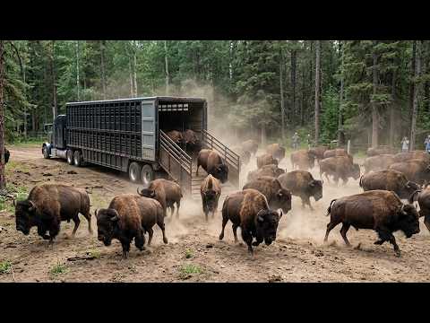 英格兰把4头野牛放进了一片死寂的森林——它们用树皮和蹄子做出的事令人难以置信