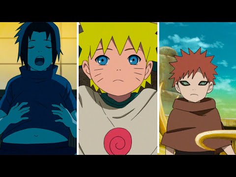 それぞれの子供時代(ナルト、サスケ、我愛羅、ネジ、ヒナタ、シカマル、イノ) -ナルト