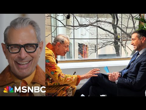 Deep! See Jeff Goldblum on iconic roles, dream directors & fashion in Ari Melber intv