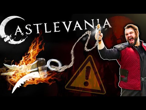 Working Castlevania MORNINGSTAR is Terrifying to USE! Belmont Whip
