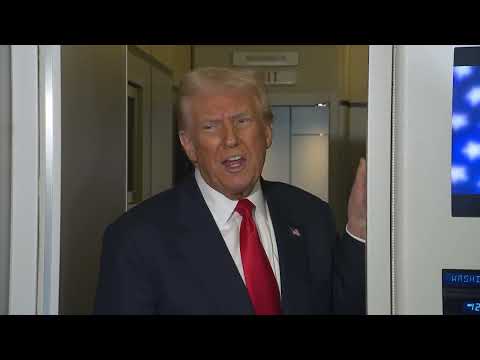 President Trump Gaggles with Press on Air Force One, Oct. 30, 2025