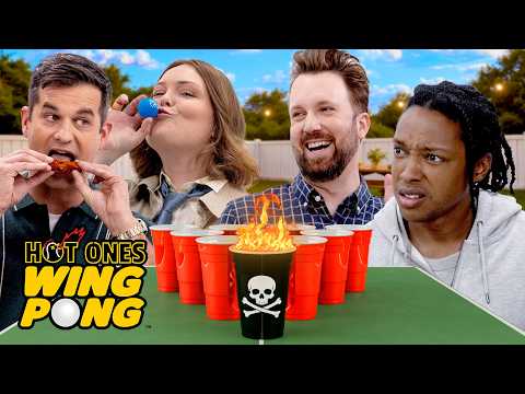 The Daily Show Plays Hot Ones Wing Pong