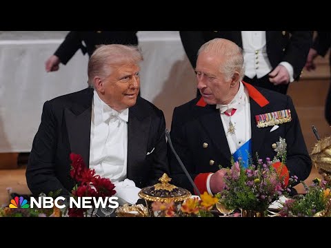 Watch Trump and King Charles' full remarks at state dinner with British royal family