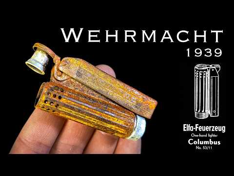 A 1939 Elfa Lighter Found in a WWII Bunker — Brought Back to Life!
